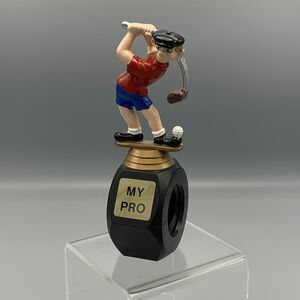 Vtg My Pro Golf Nut Novelty Figurine Golfer Trophy Father’s Day Gift Collectible